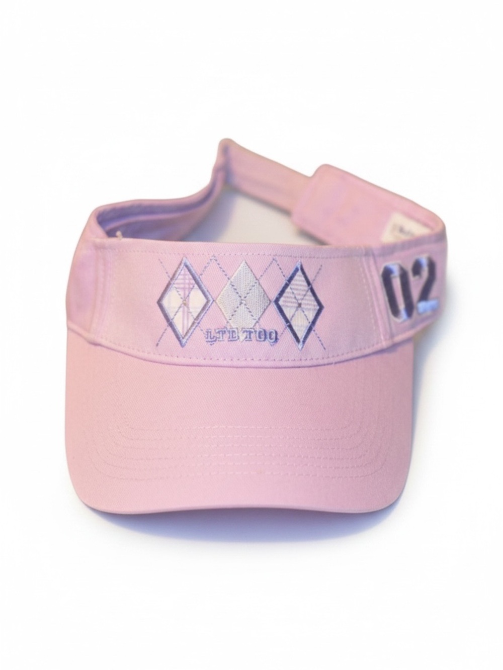 Limited Too Women’s Vintage Y2K Preppy Visor Adjustable 100% Cotton NWOT